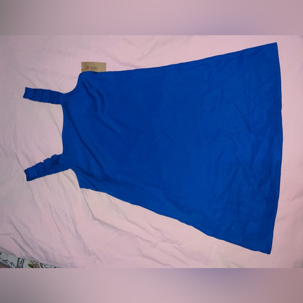 Mini Dress, Cremieux Isle of Capri Cobalt Blue, NWT